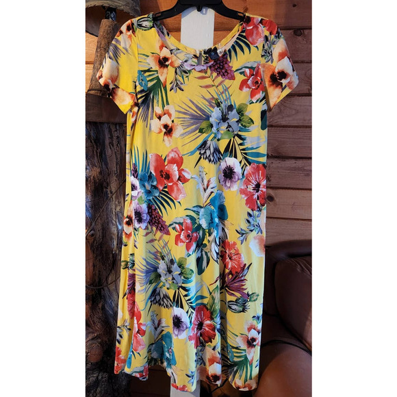 Hibiscus Collection Hawaiian Dress Size Small - Picture 1 of 4